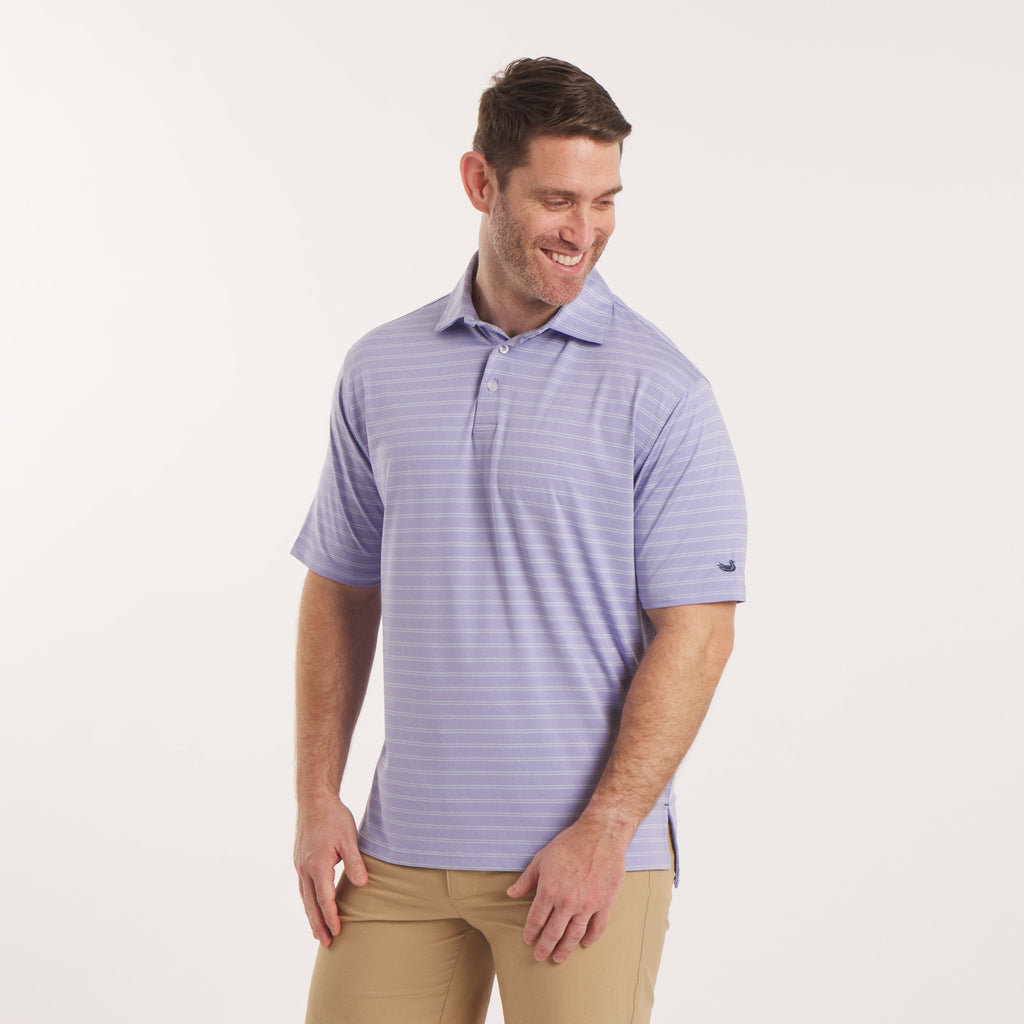 Newcastle Stripe Featherlight Polo