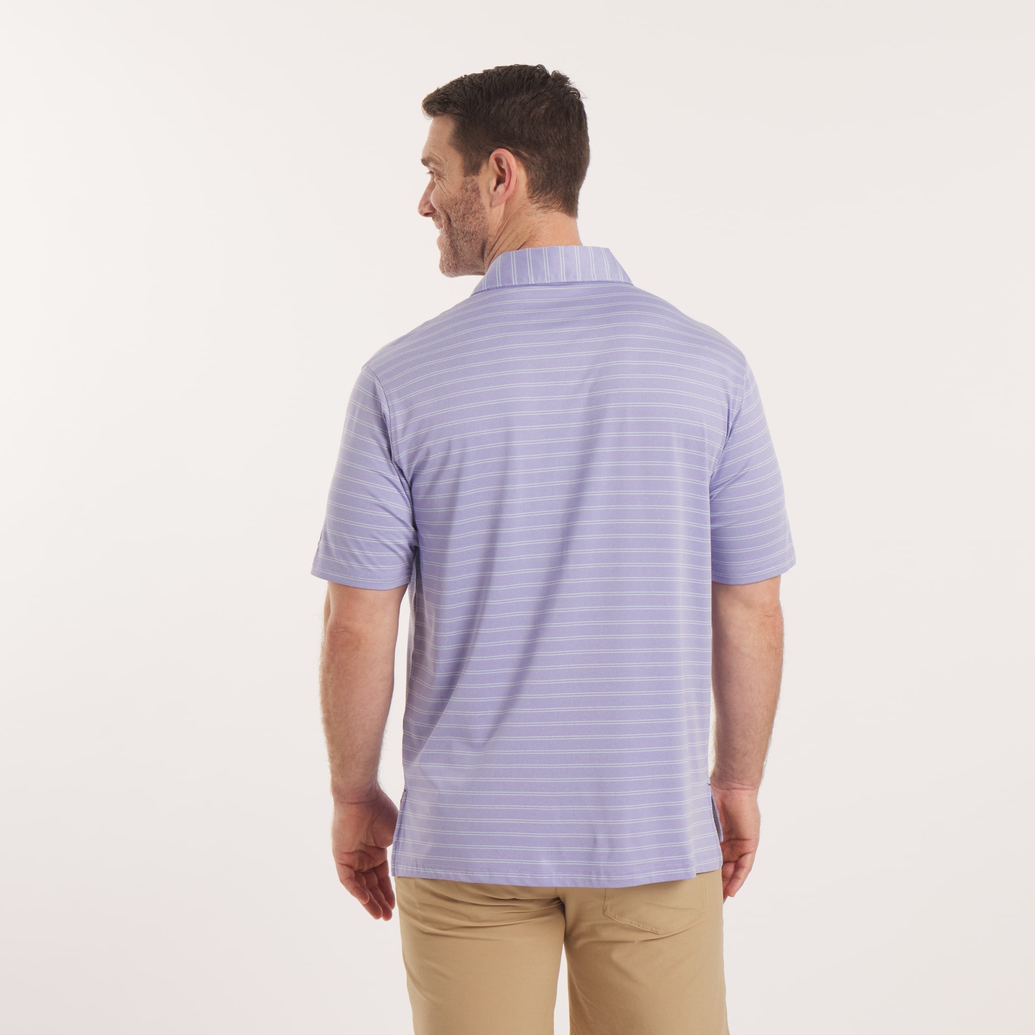 Newcastle Stripe Featherlight Polo