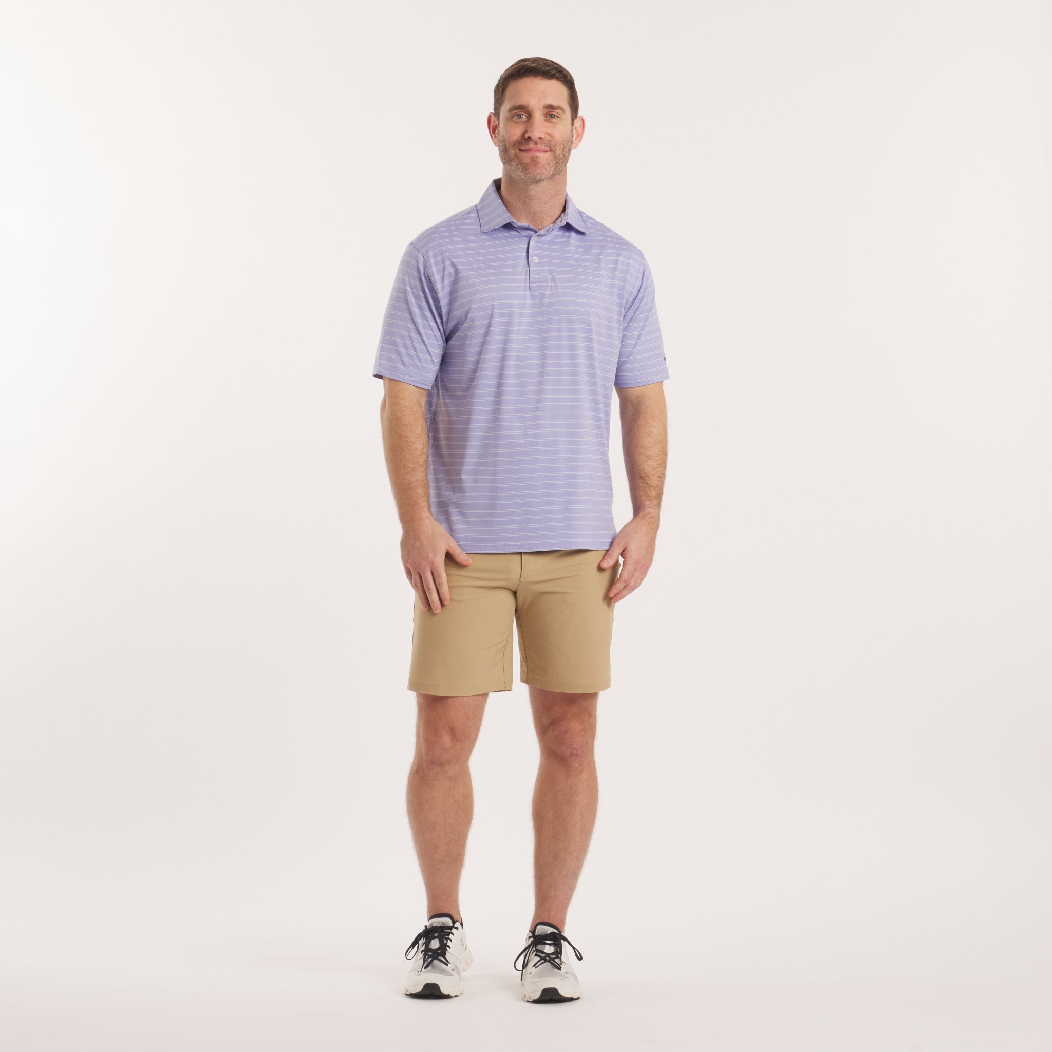 Newcastle Stripe Featherlight Polo
