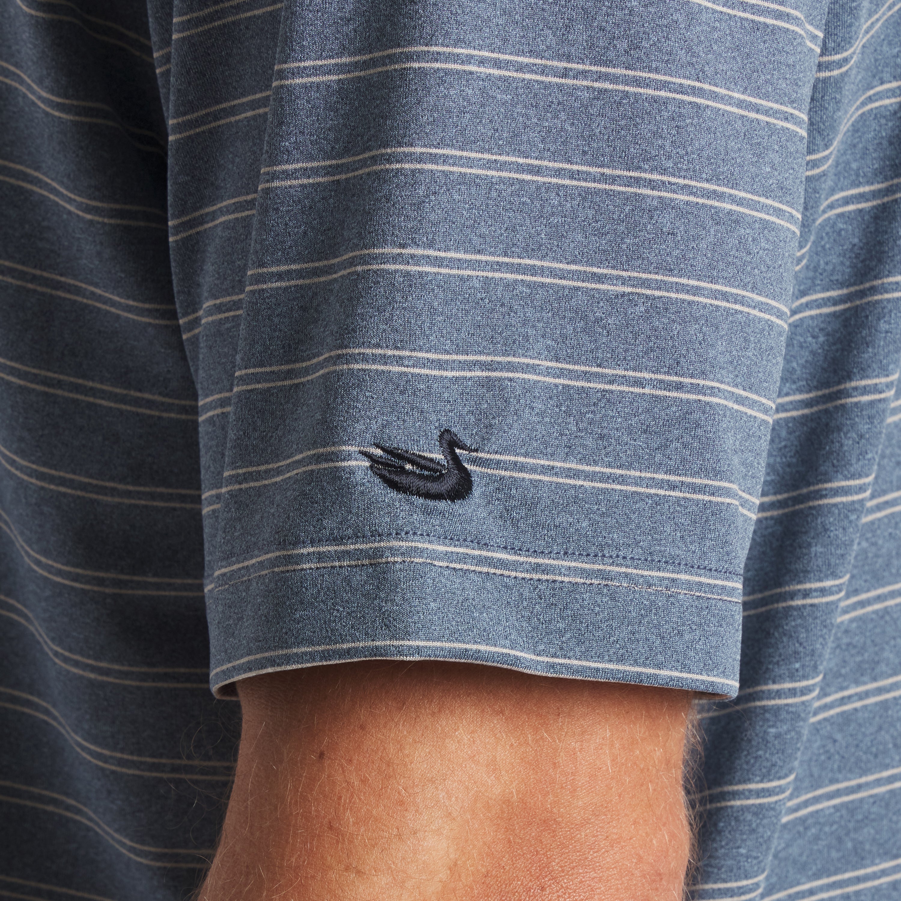 Newcastle Stripe Featherlight Polo