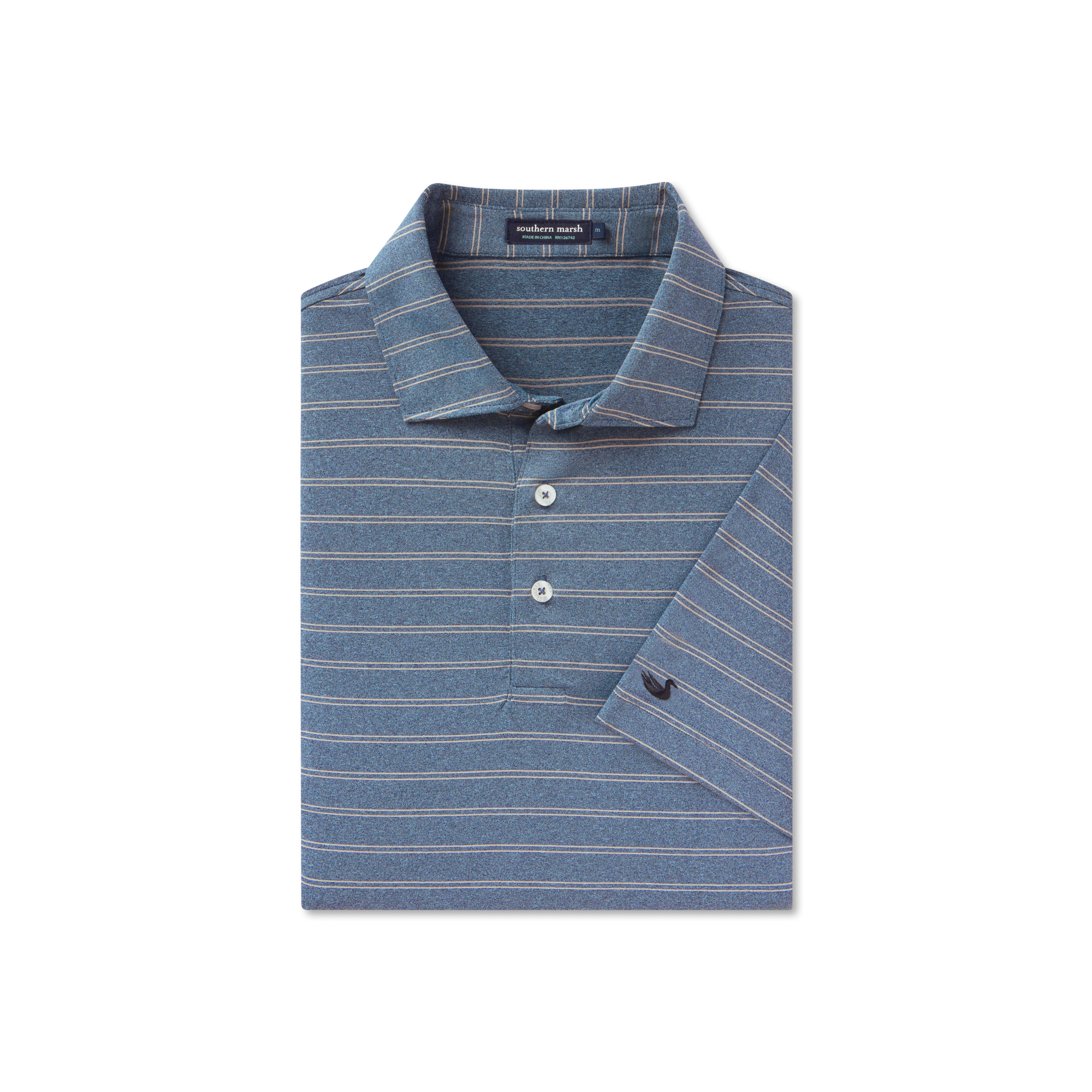 Newcastle Stripe Featherlight Polo