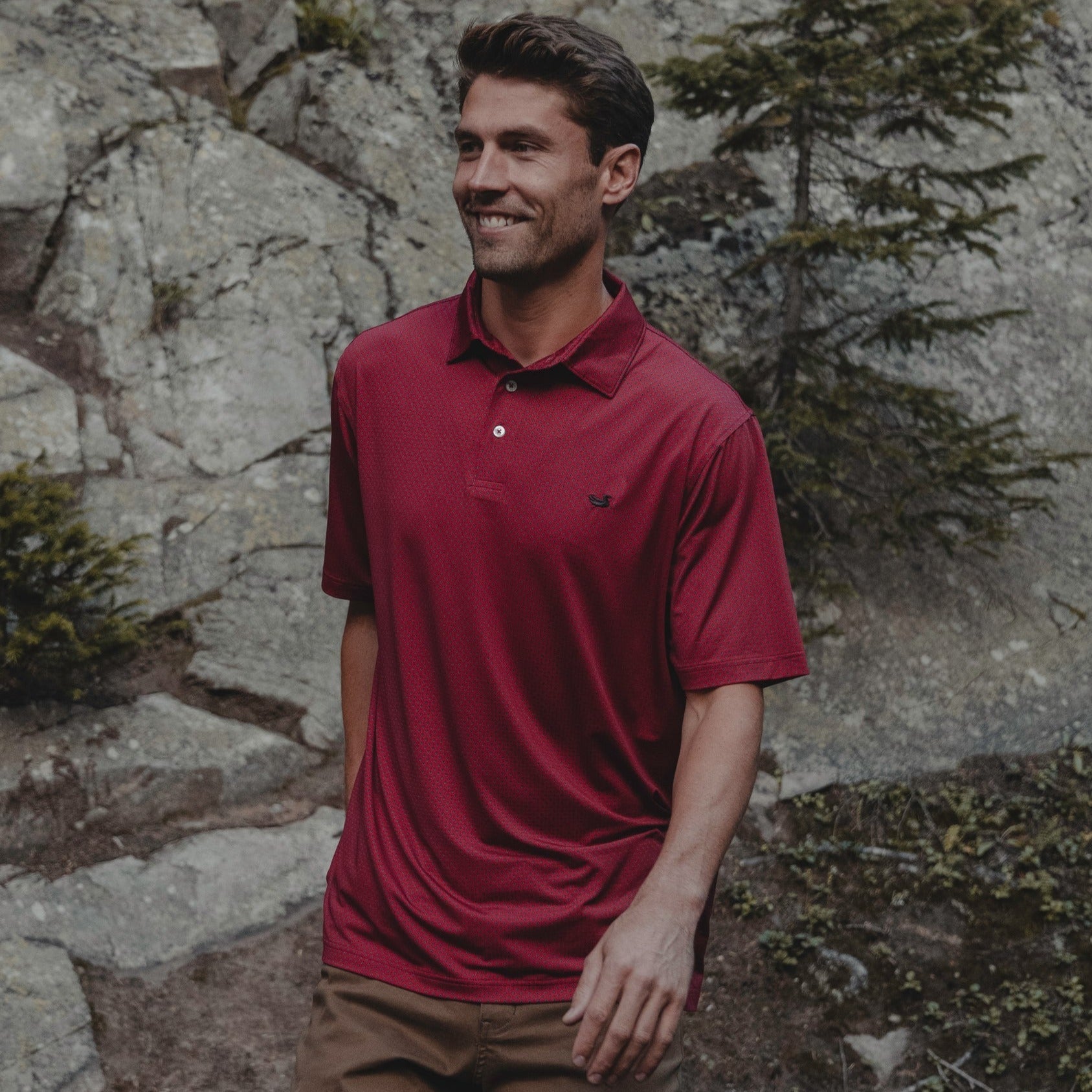 Island Burst Performance Polo