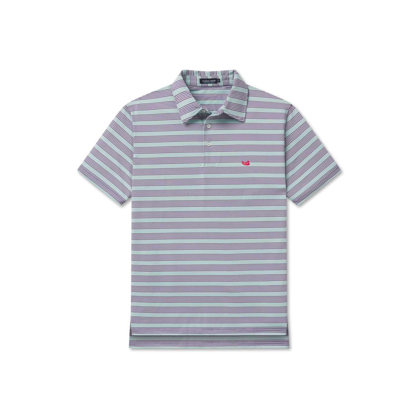 Bermuda Performance Polo - Pensacola Stripe