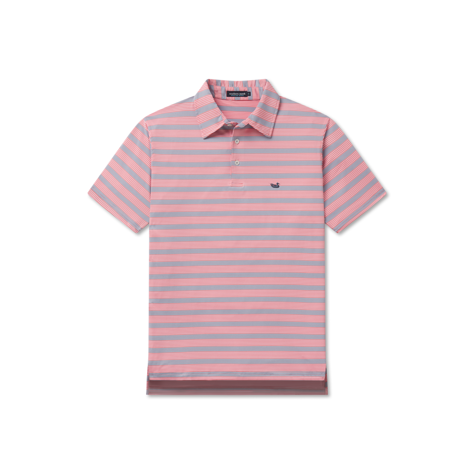Bermuda Performance Polo - Pensacola Stripe