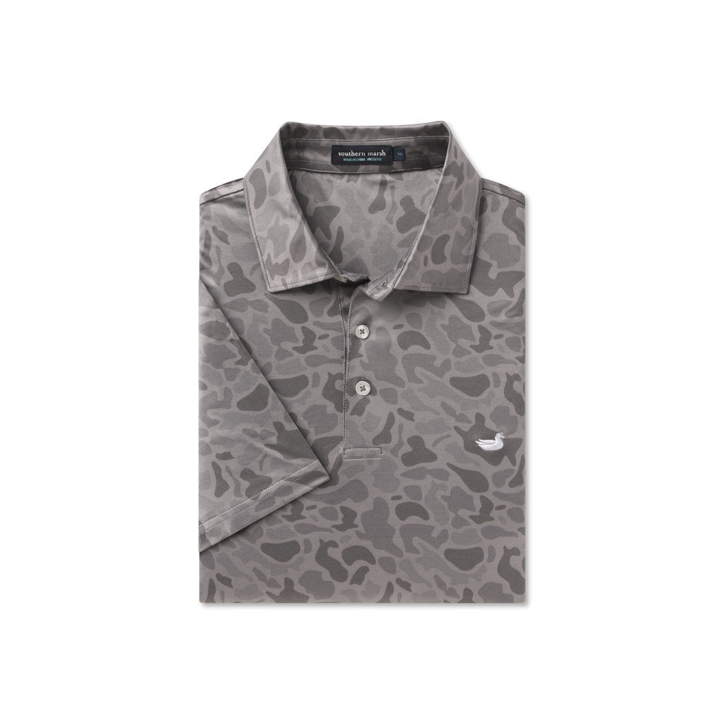 Marsh Performance Polo - Retro Camo