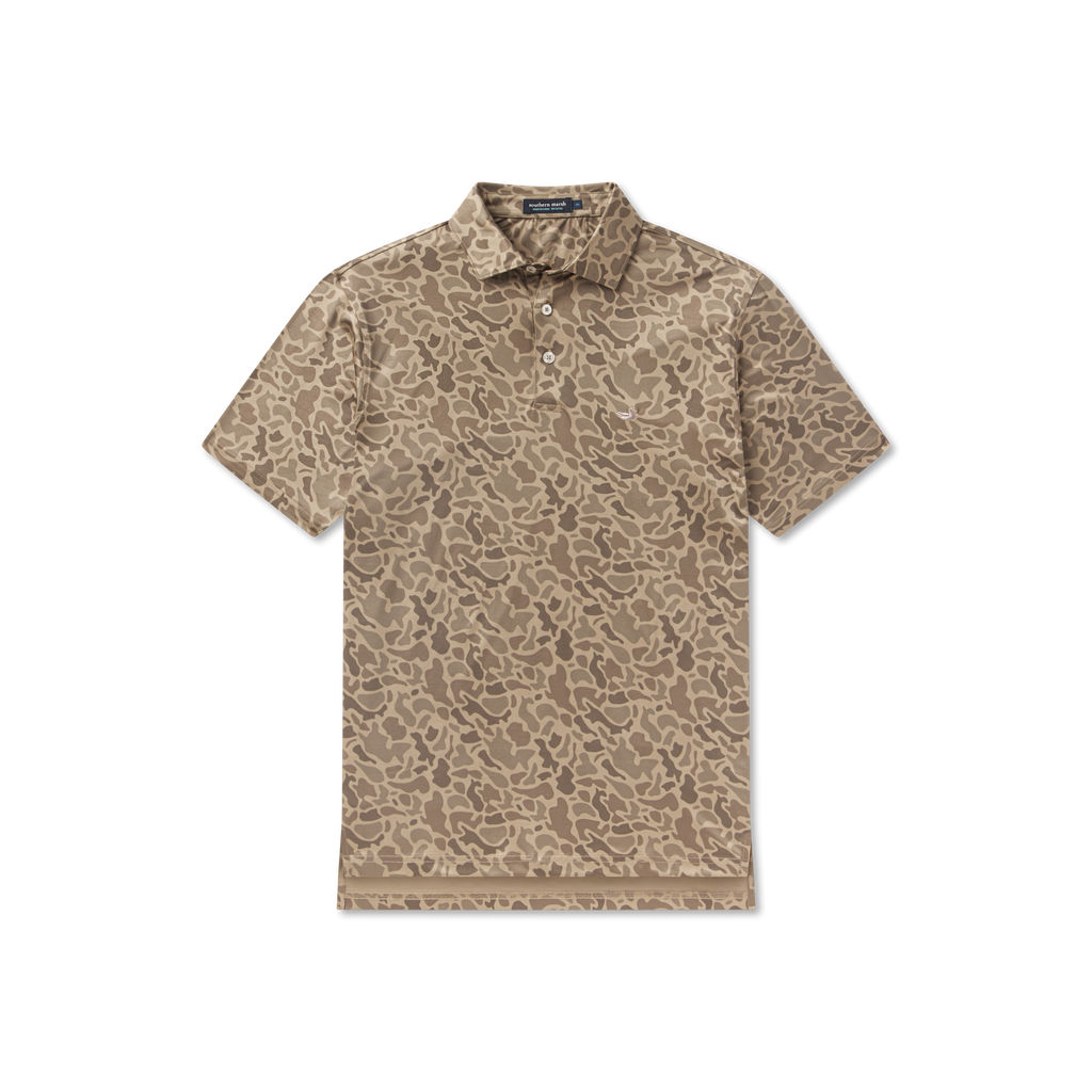 Marsh Performance Polo - Retro Camo