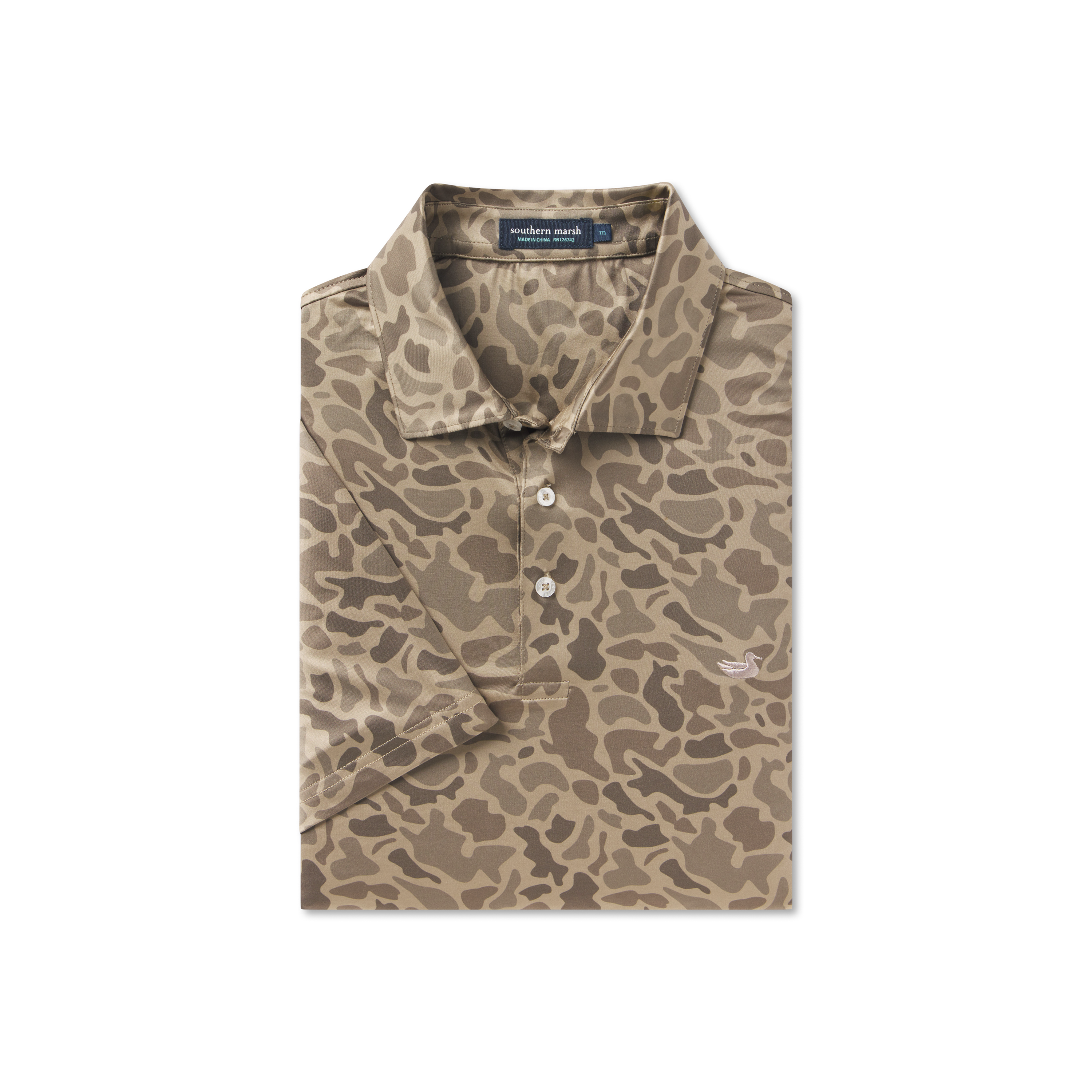 Marsh Performance Polo - Retro Camo