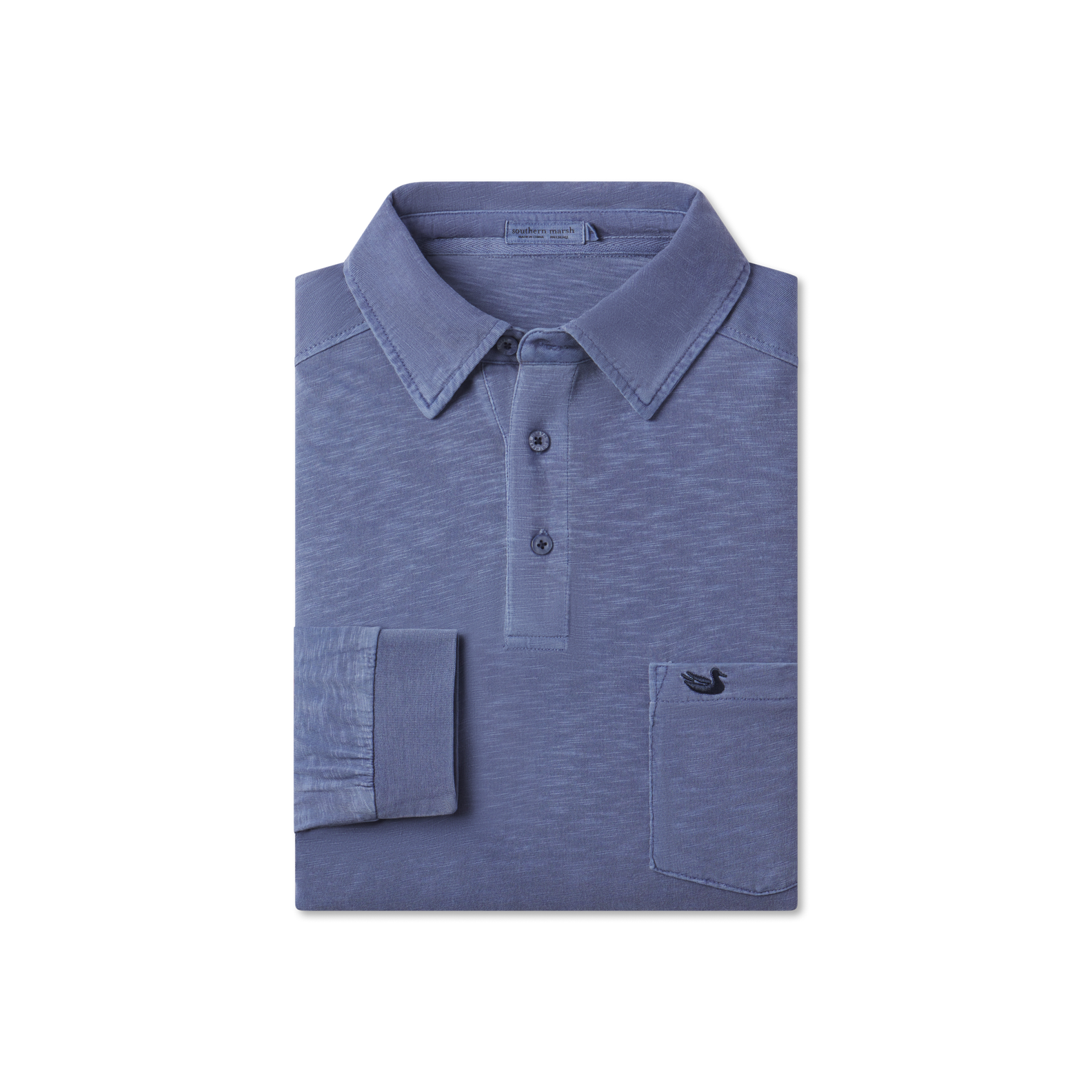 SEAWASH™ Slub Polo - Long Sleeve