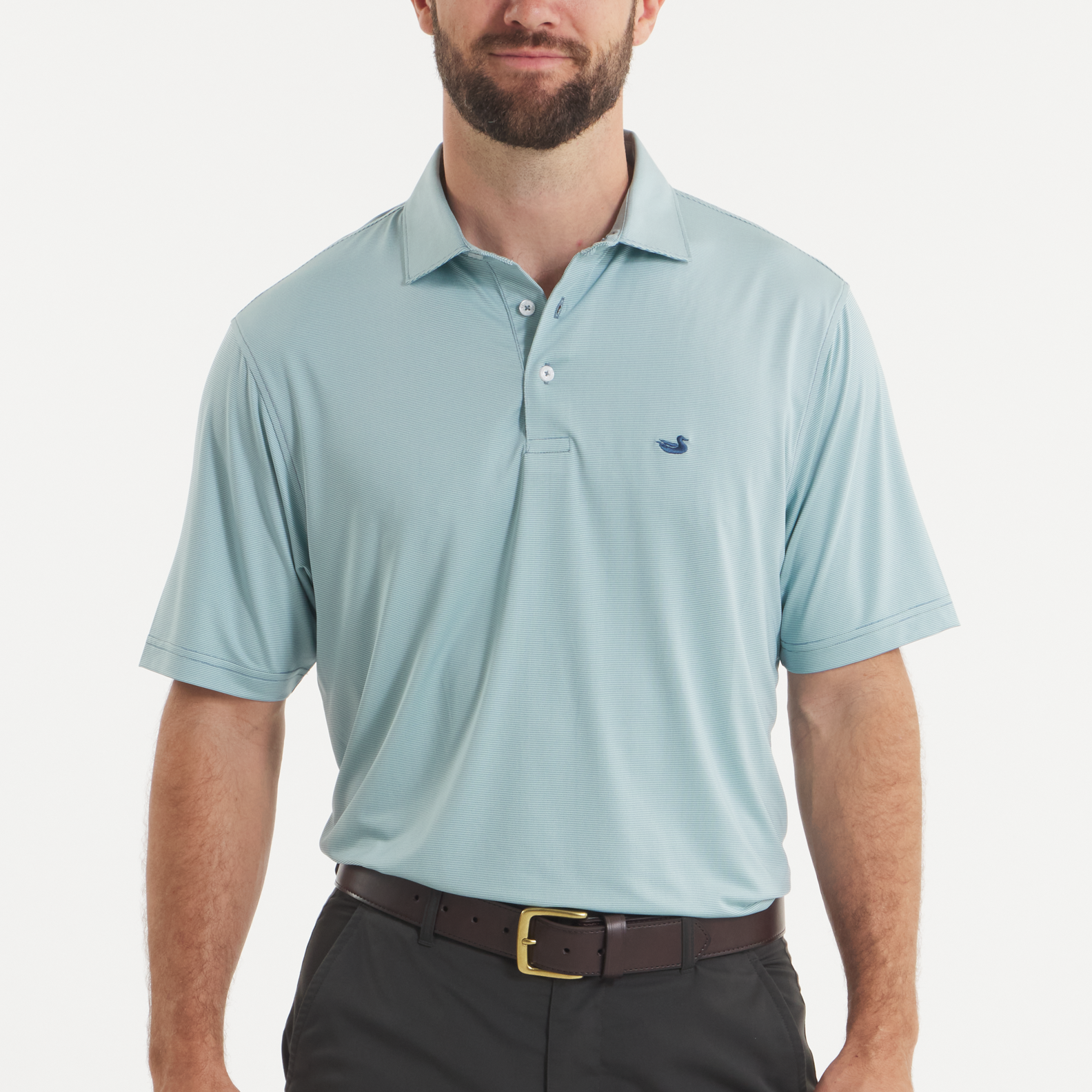 Bermuda Performance Polo - Wellington Stripe