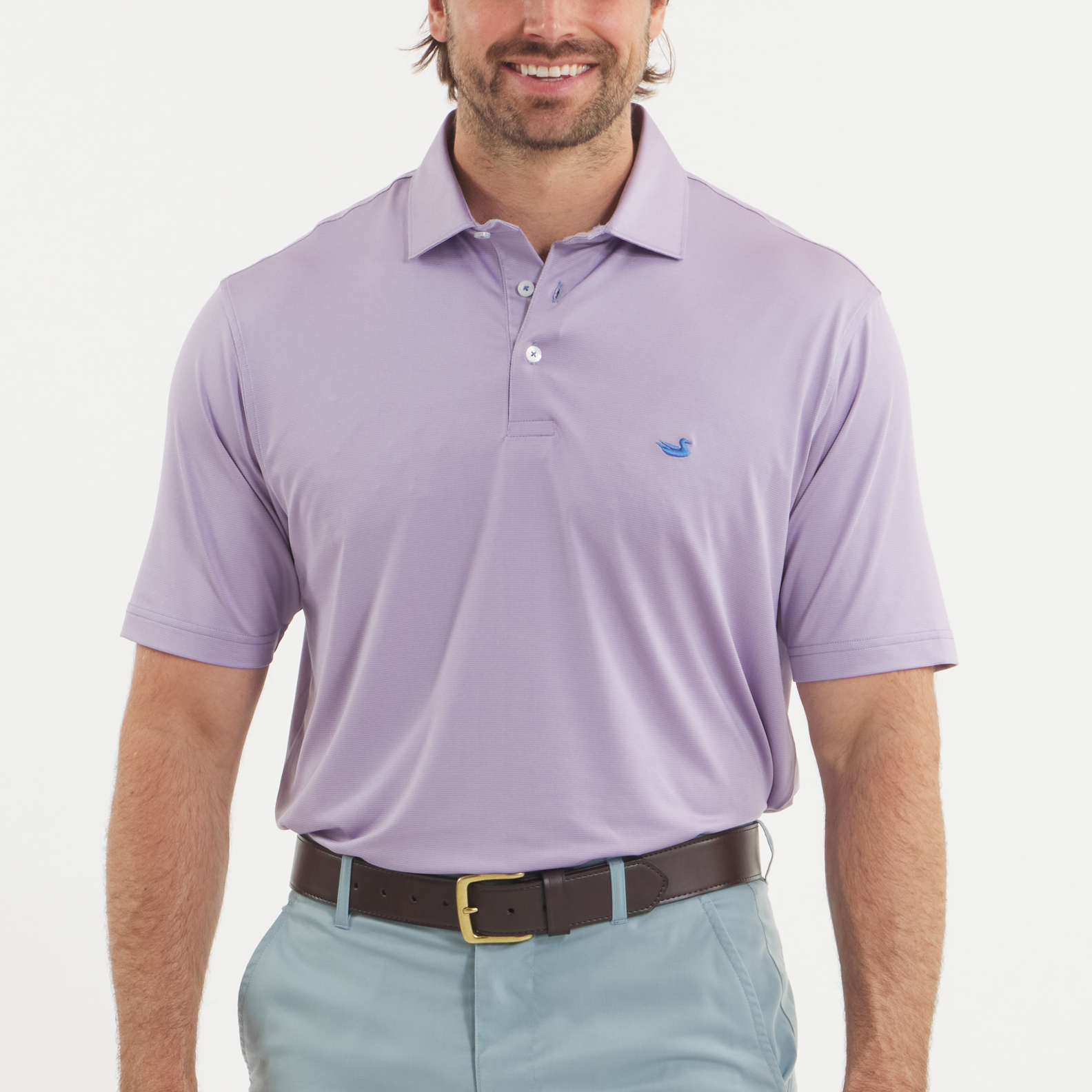 Bermuda Performance Polo - Wellington Stripe