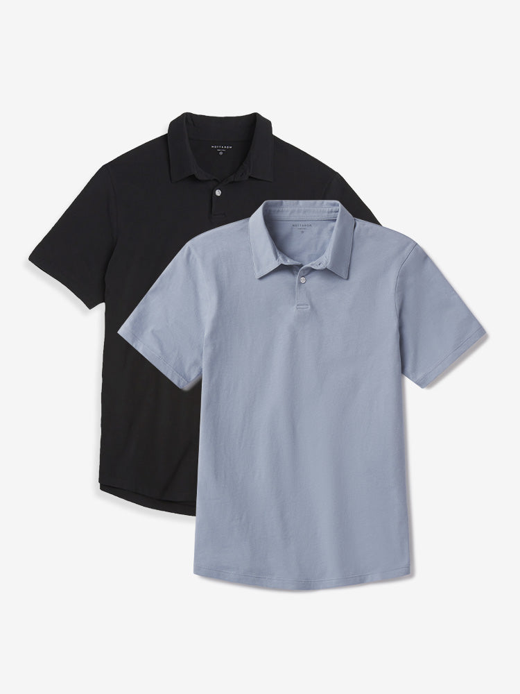 Jersey Sueded Polo 2-Pack