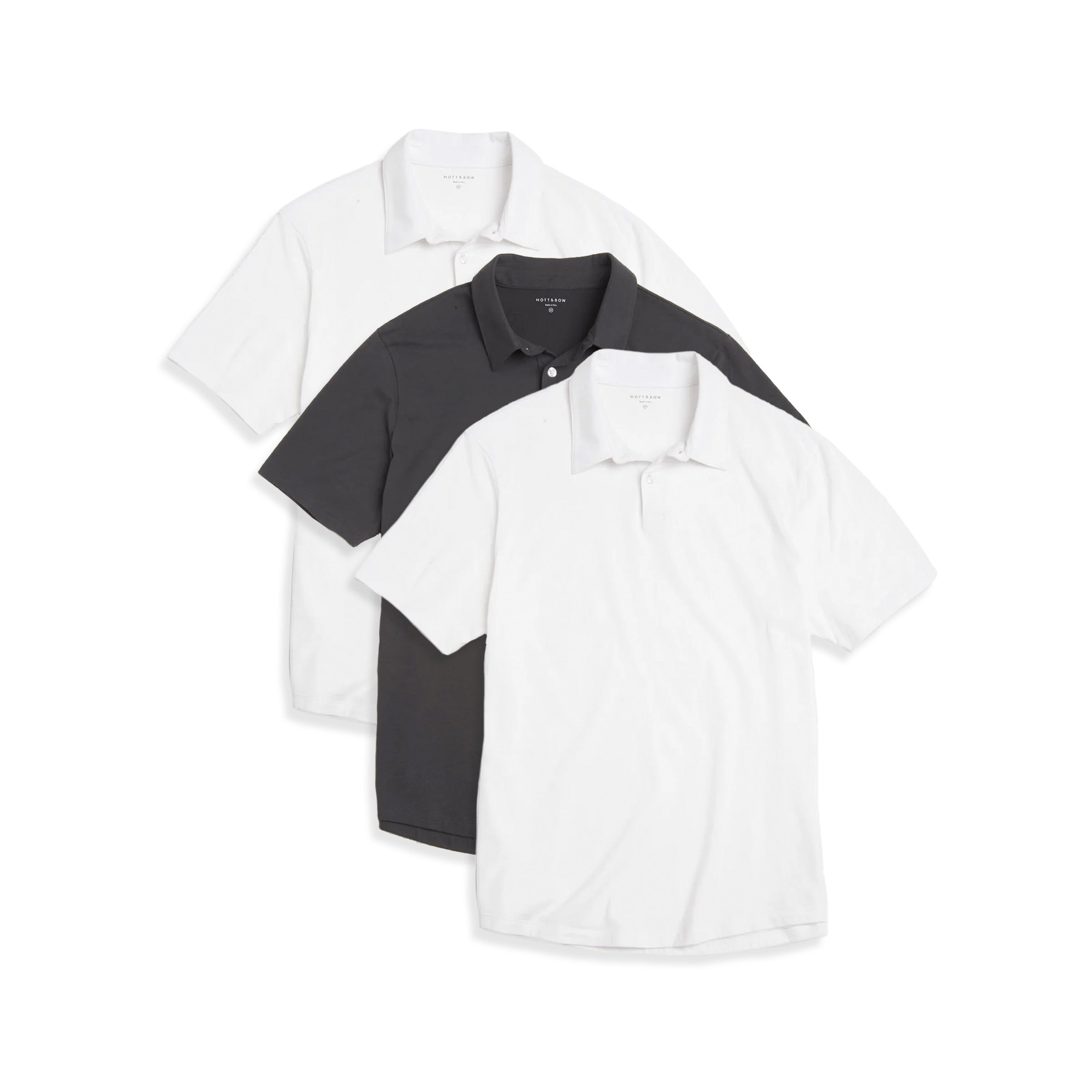 Jersey Sueded Polo 3-Pack