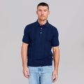 The Sergio - Cotton/Silk Polo - Navy