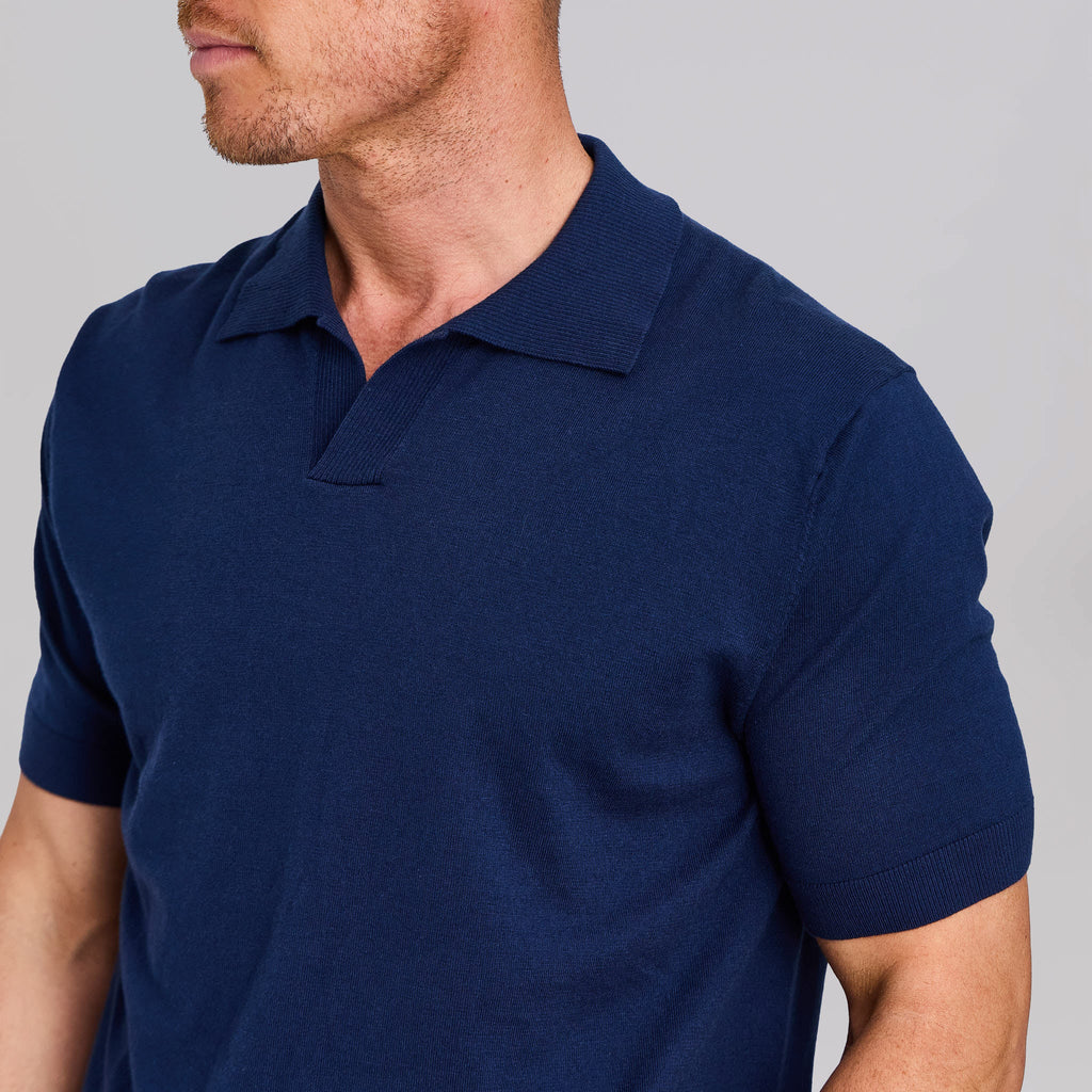 The Silvio - Johnny Collar Polo - Navy