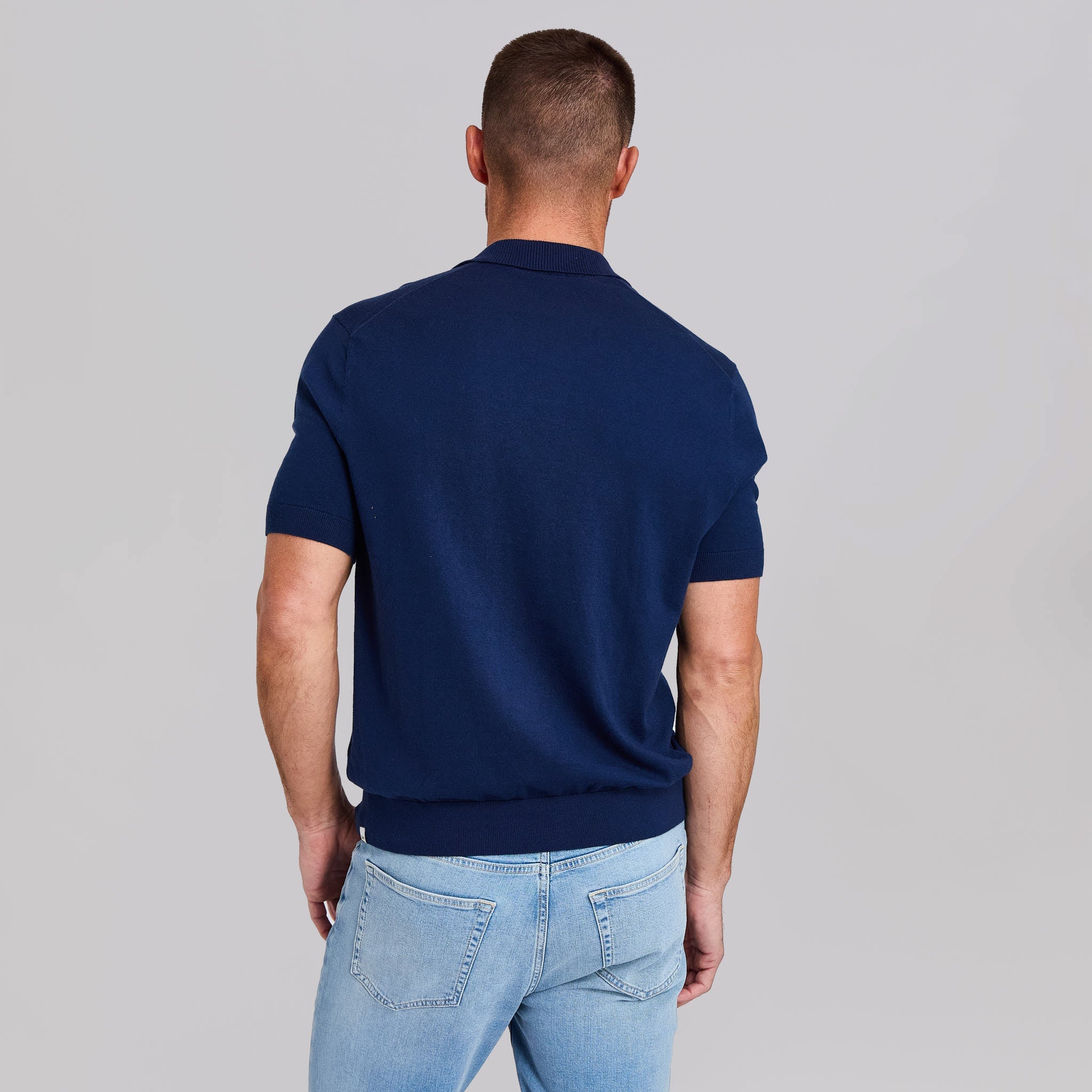 The Silvio - Johnny Collar Polo - Navy