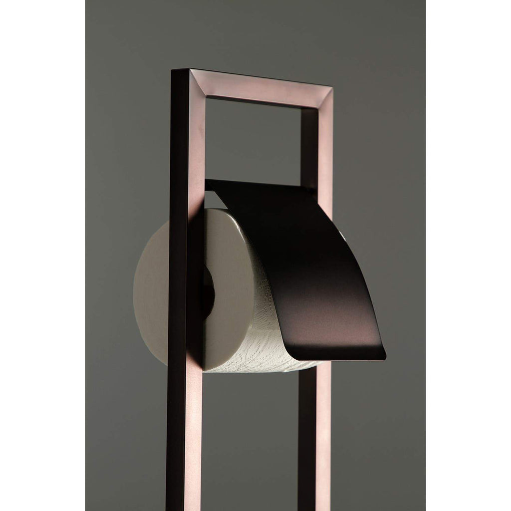 Kingston Brass Pedestal Toilet Paper Holder with Toilet Brush Holder