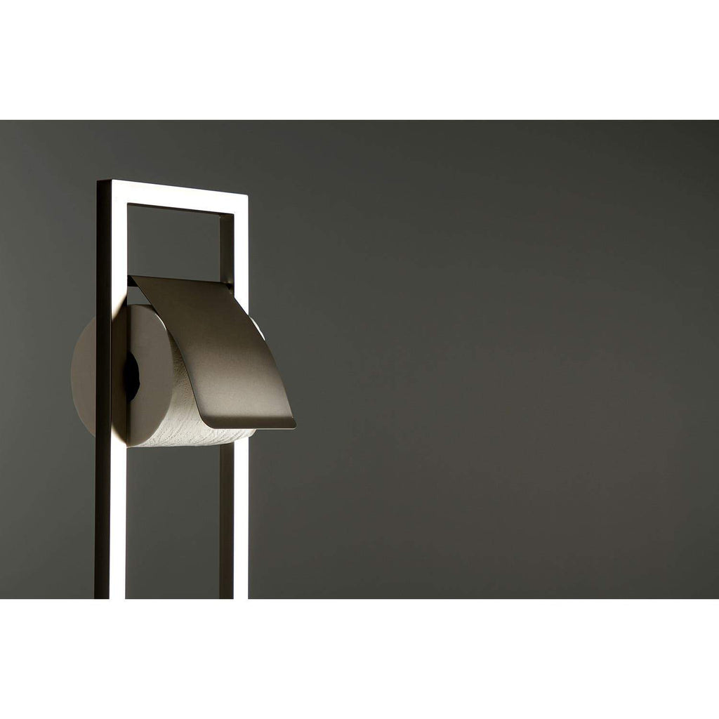 Kingston Brass Pedestal Toilet Paper Holder with Toilet Brush Holder