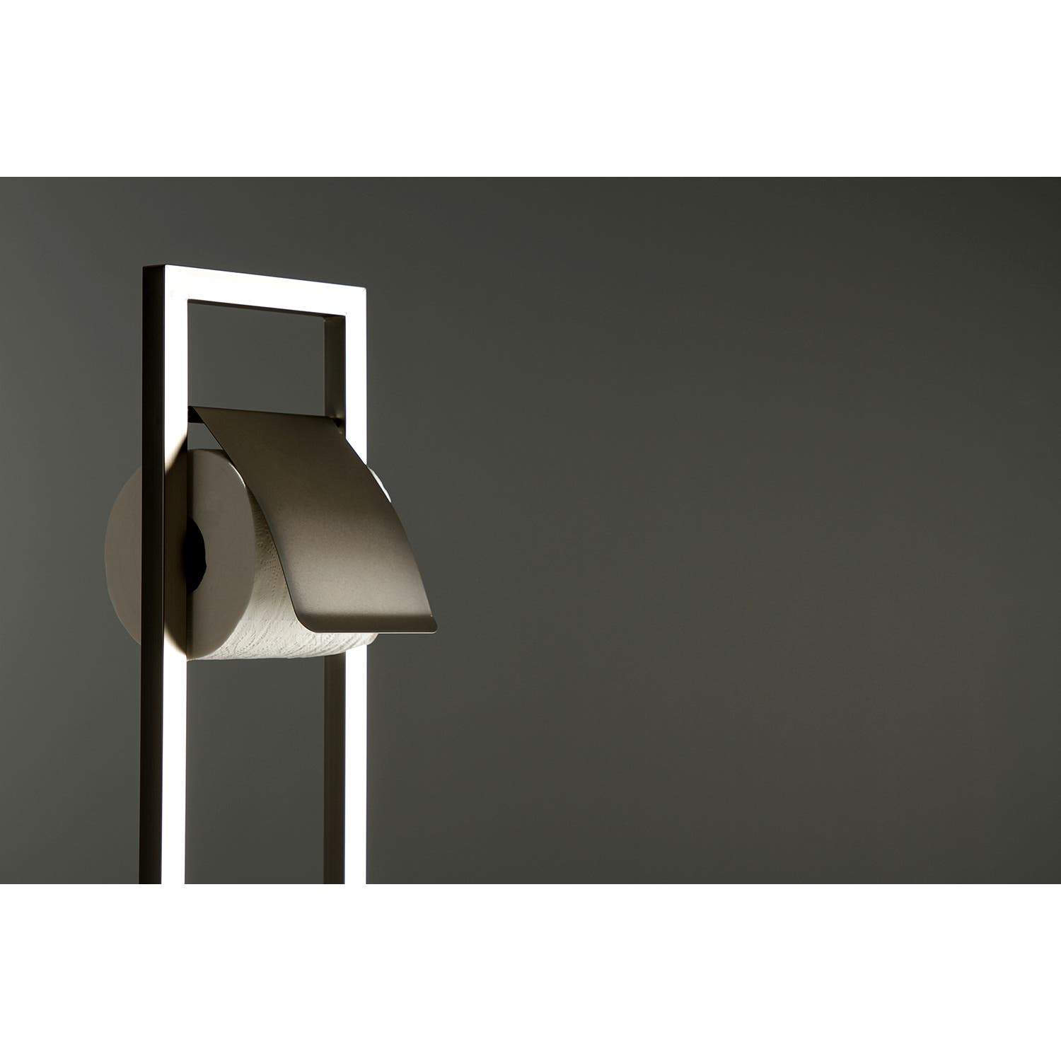 Kingston Brass Pedestal Toilet Paper Holder with Toilet Brush Holder