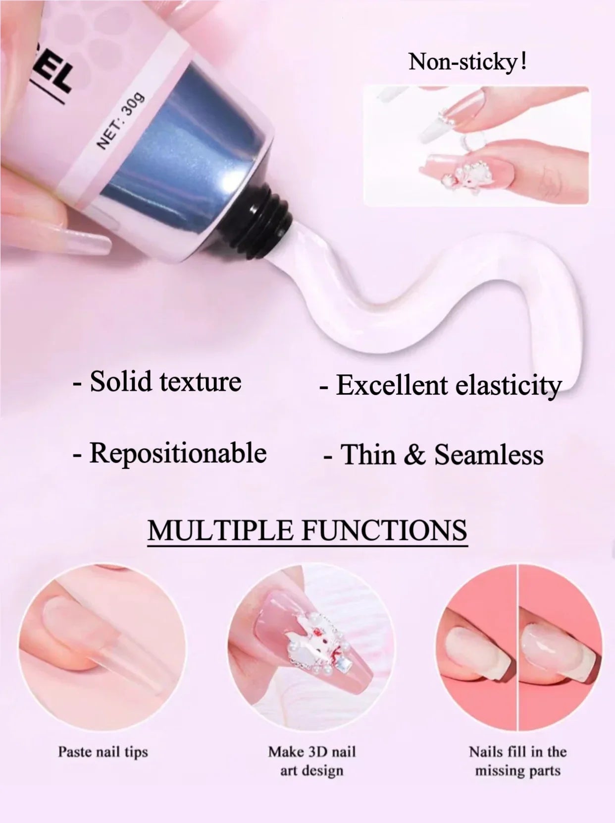 DoryNail™ Magic Solid Nail Glue Kit (3in1)