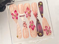 Luxury Pink Blossom Floral Press On Nails | OC22L