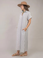 New Antonella Striped Shirt Dress – Effortless Chic & Comfort