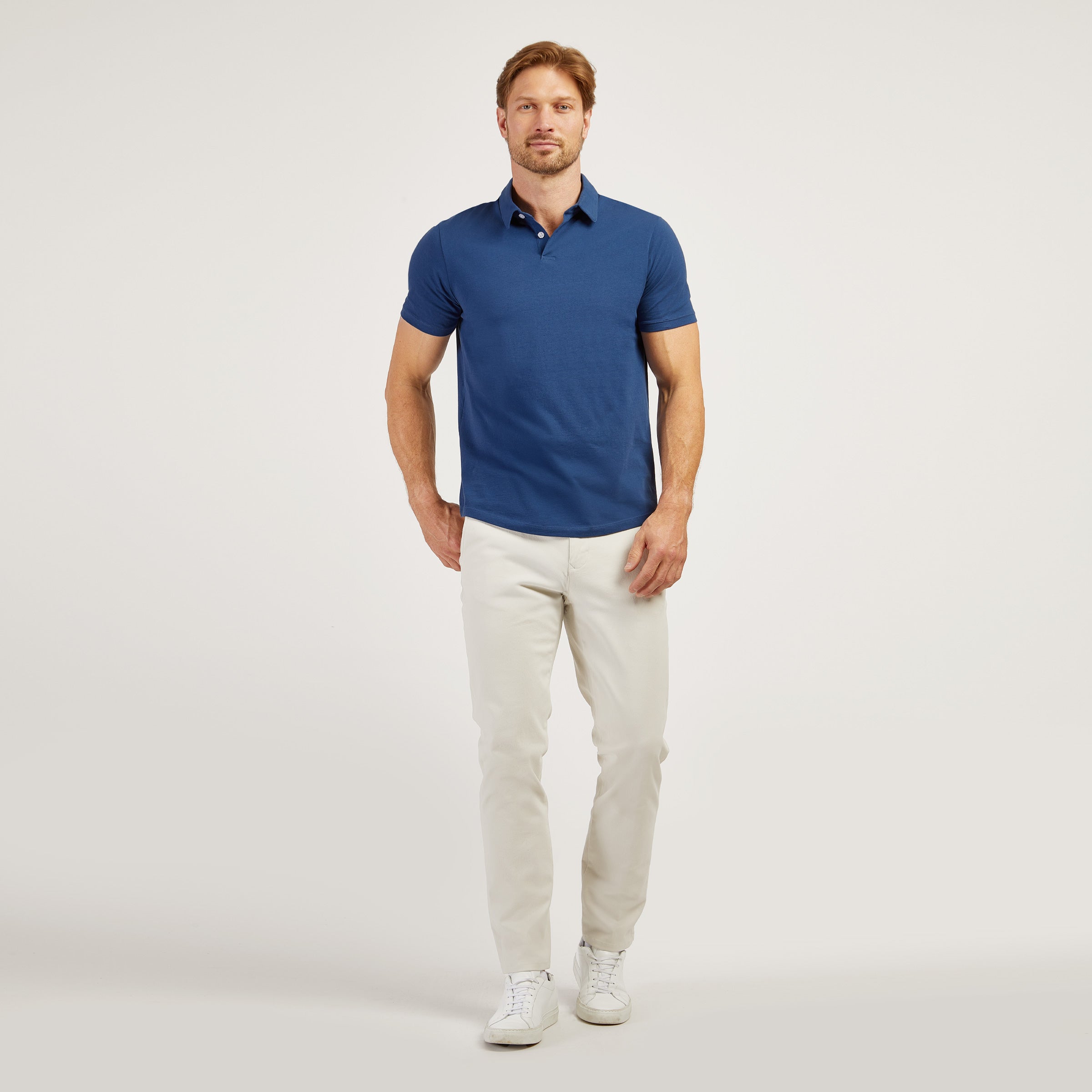 Jersey Sueded Polo