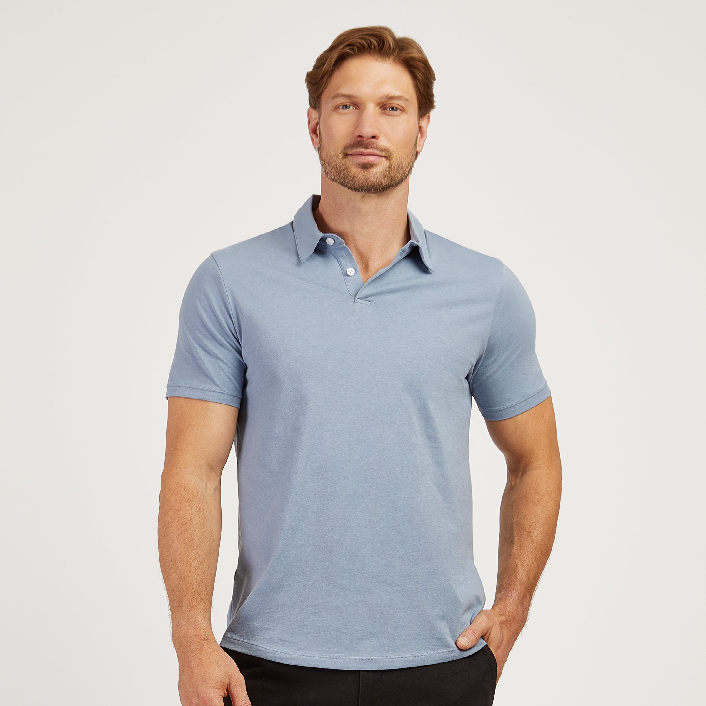 Jersey Sueded Polo