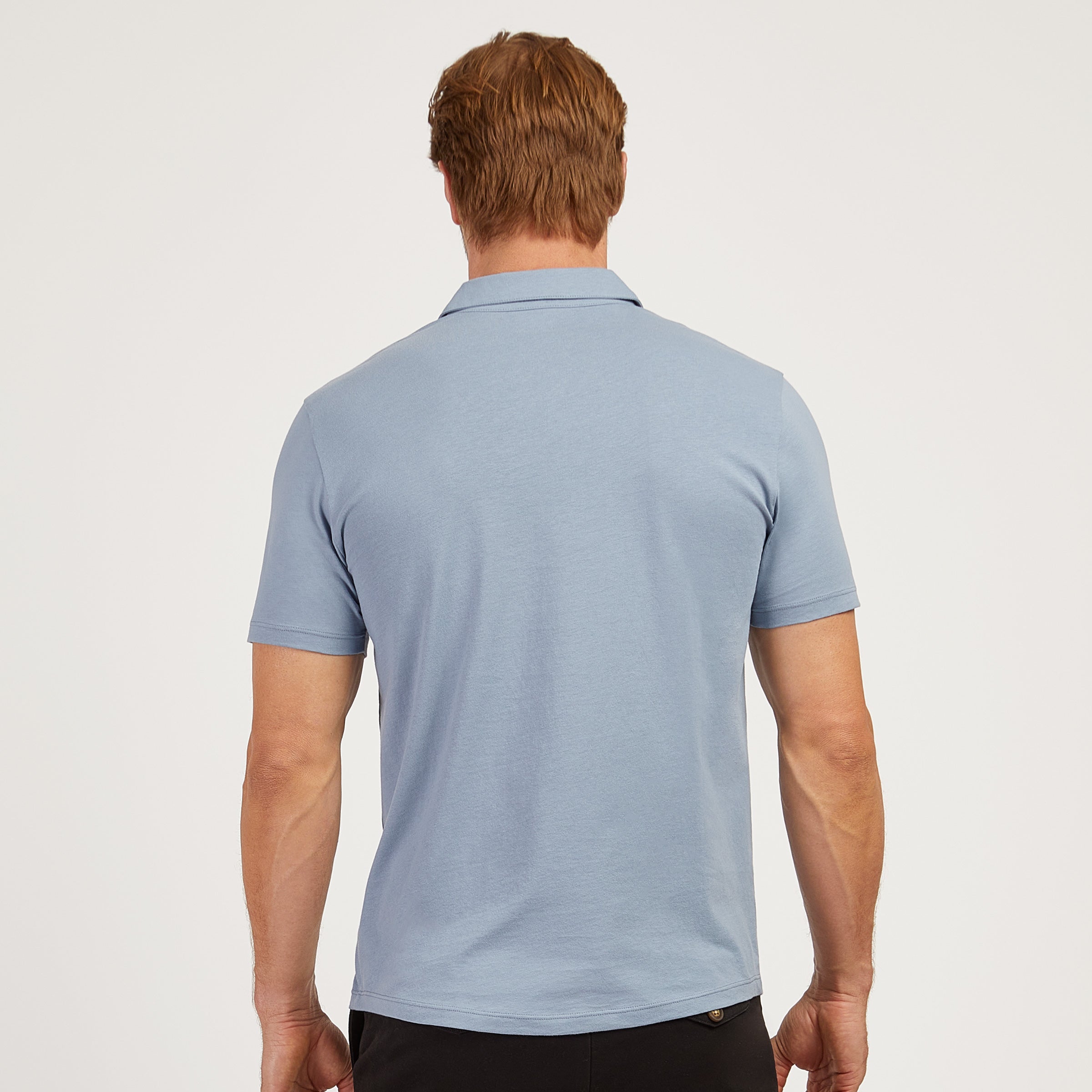 Jersey Sueded Polo