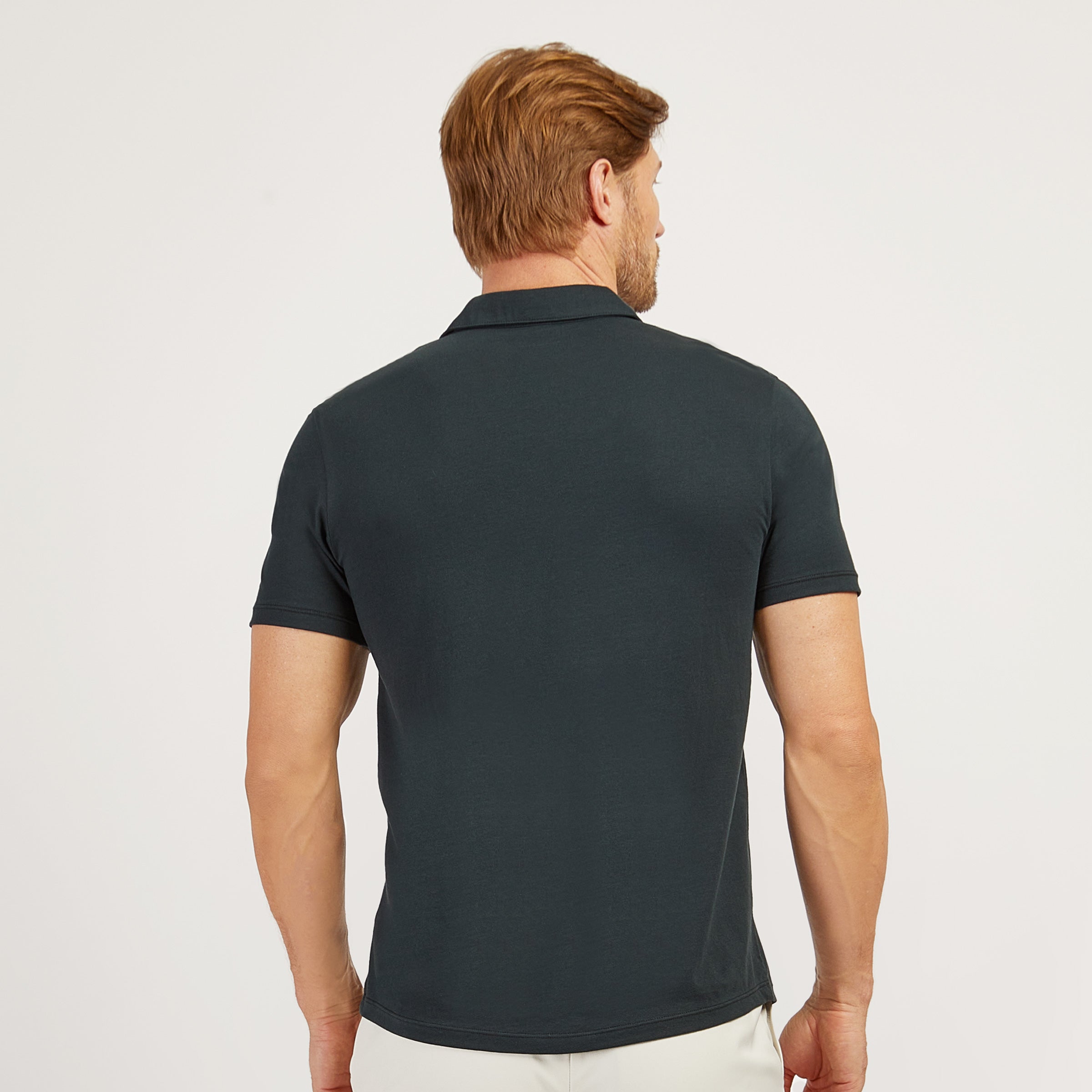 Jersey Sueded Polo